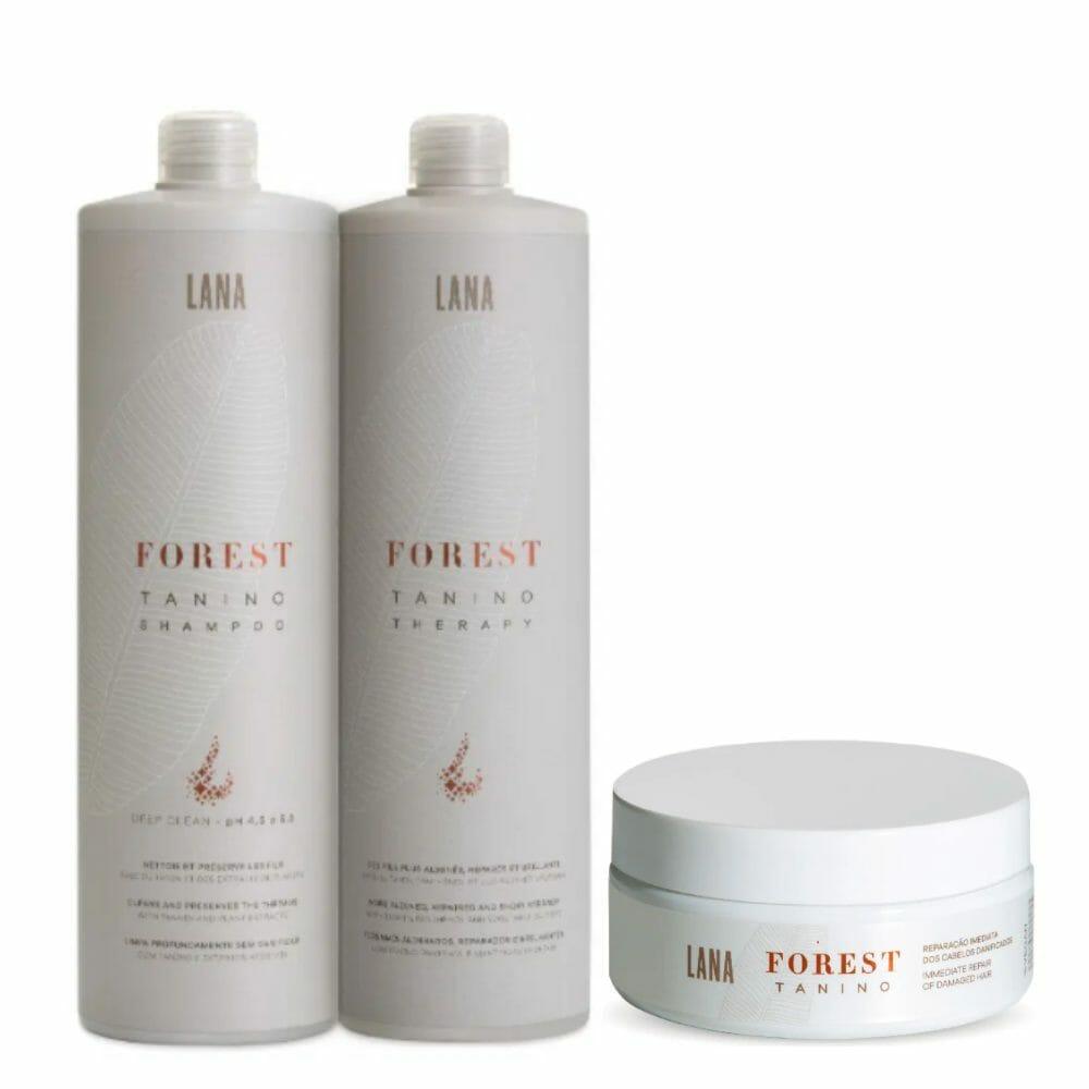 Forest Tanino Passo 1 e 2 Sem Formol 1L + Máscara de Reparação – 200g - lanabrasiles.com.br