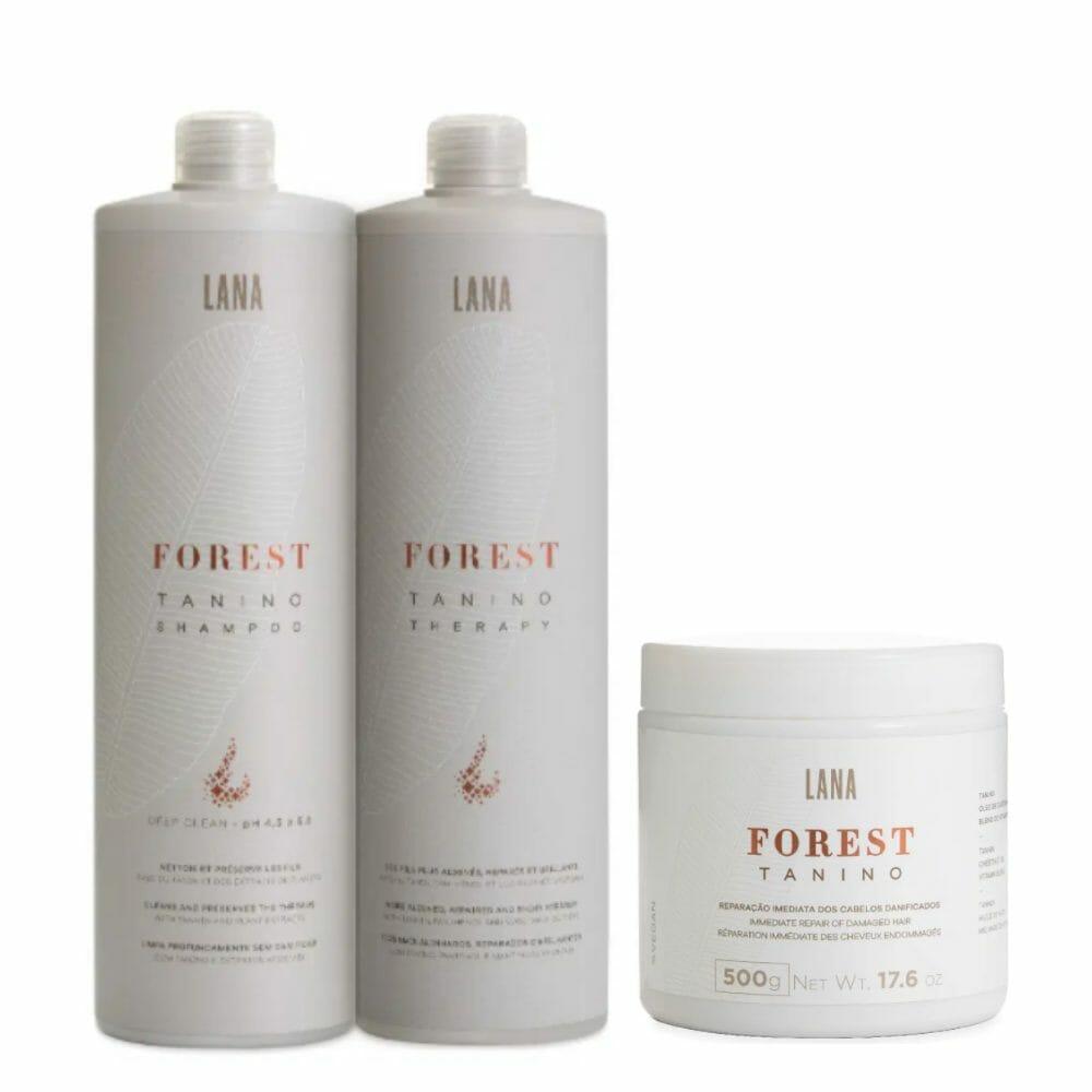 Forest Tanino Passo 1 e 2 Sem Formol + Máscara de Reparação – 500g - lanabrasiles.com.br