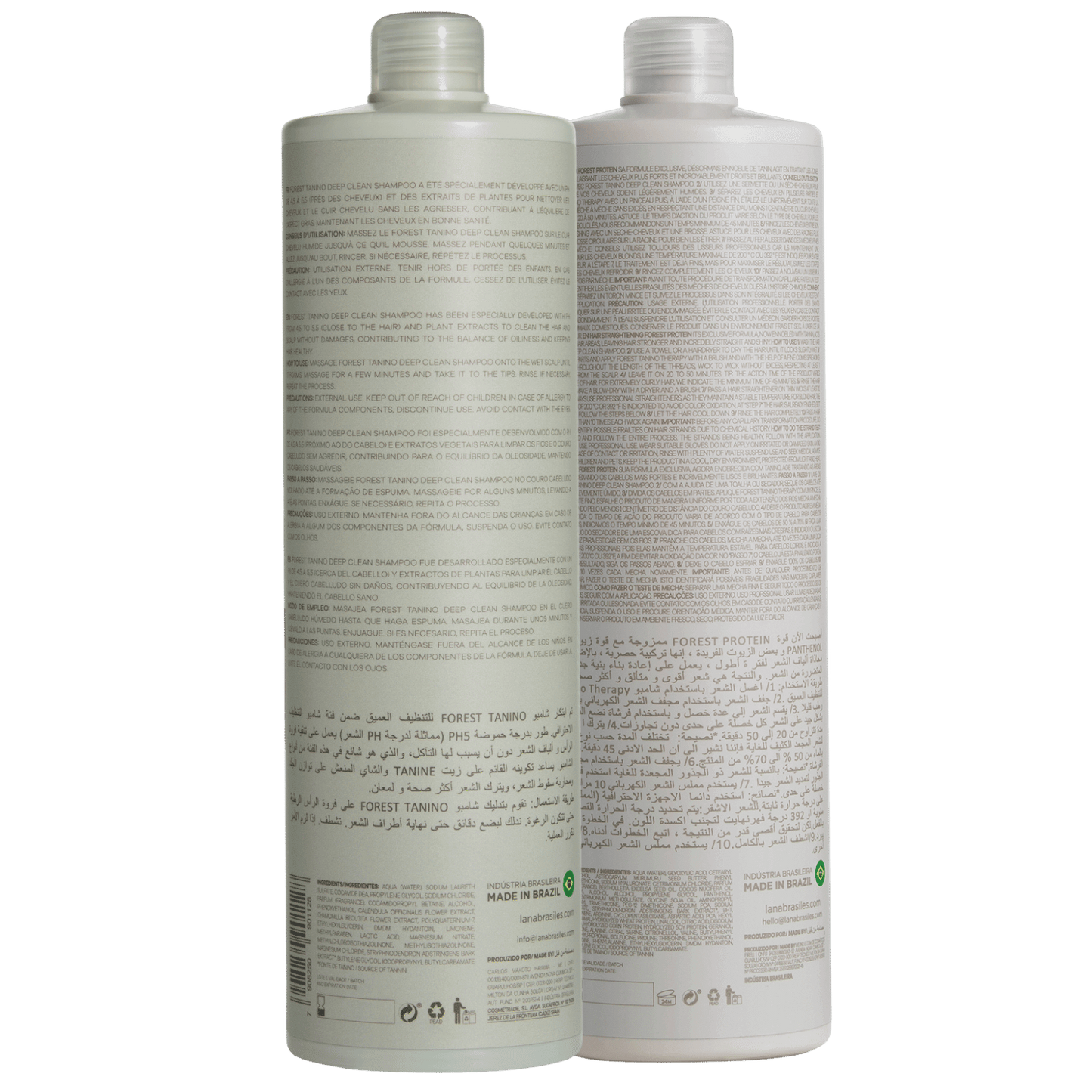 Kit Forest Tanino Passo 1 E 2 Sem Formol - 1l - lanabrasiles.com.br