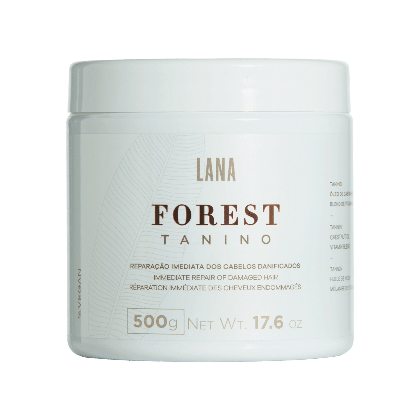 Máscara Forest Tanino De Reparação Imediata – 500g - lanabrasiles.com.br