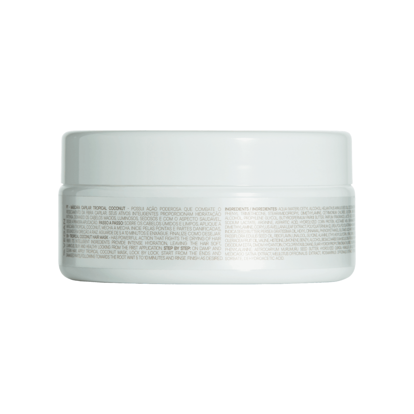 Máscara Tropical Coconut De Hidratação Intensa - 200g - lanabrasiles.com.br