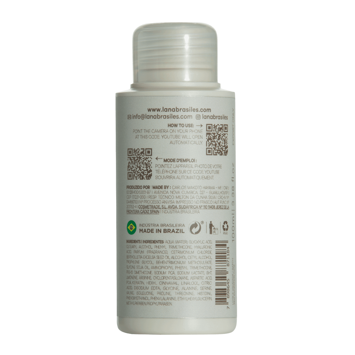 Tratamento Anti Frizz Forest Protein Sem Formol - 100ml - lanabrasiles.com.br
