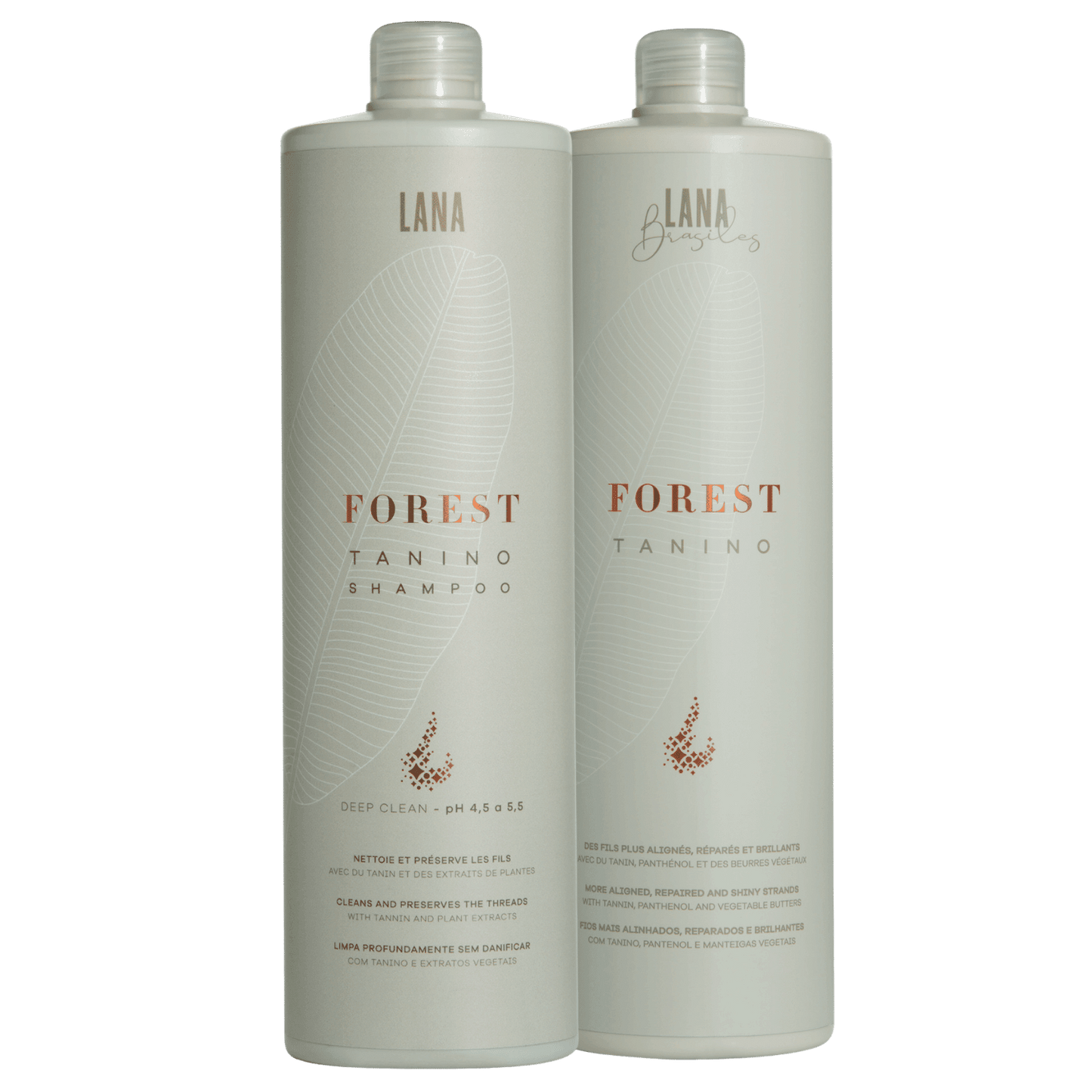 Kit Forest Tanino Passo 1 E 2 Sem Formol - 1l