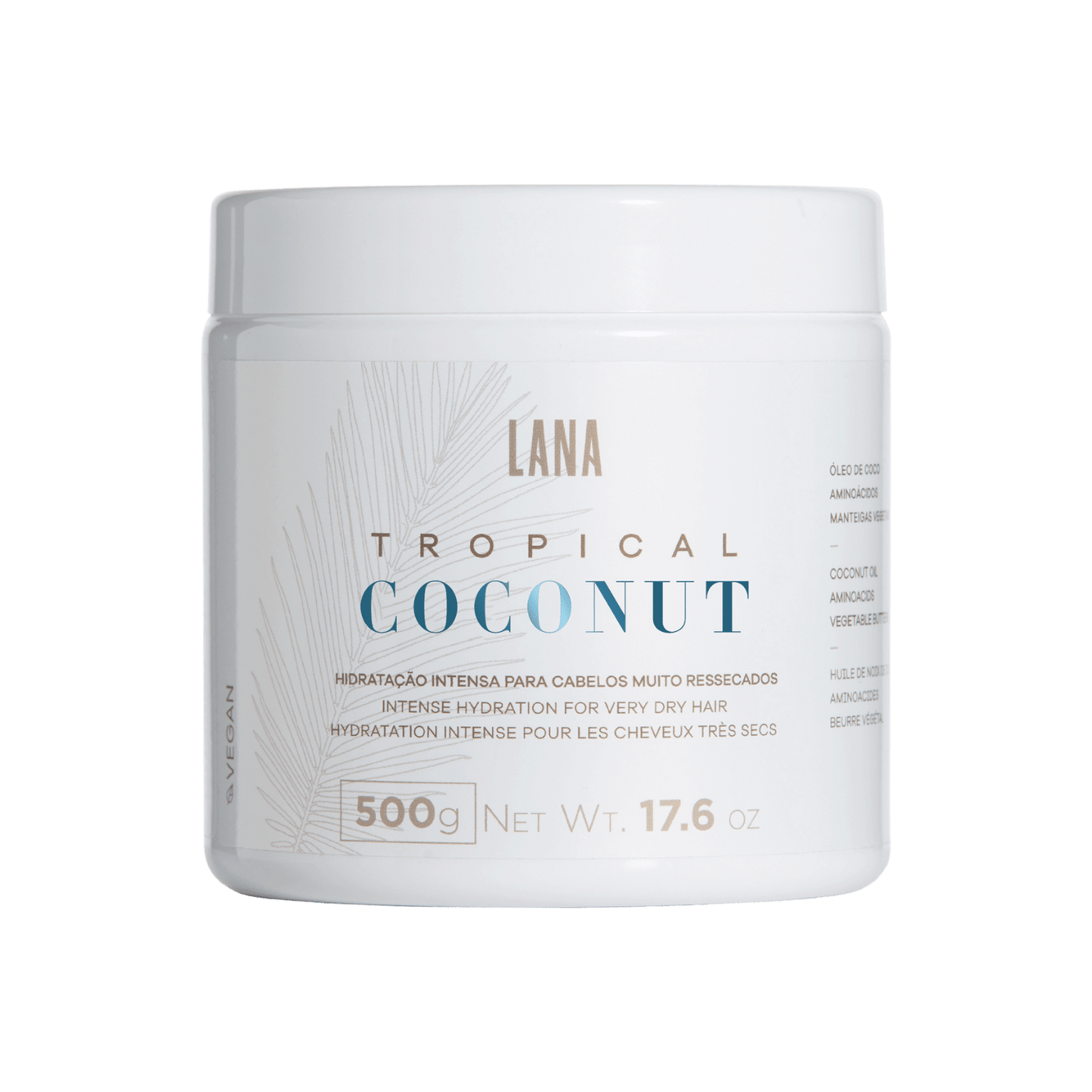Máscara Tropical Coconut De Hidratação Intensiva – 500g